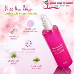 Nước Hoa Hồng Chiết Xuất Nhau Thai Cừu The Nature Book Placenta-120ml