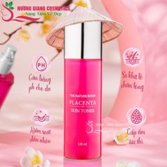 Nước Hoa Hồng Chiết Xuất Nhau Thai Cừu The Nature Book Placenta-120ml