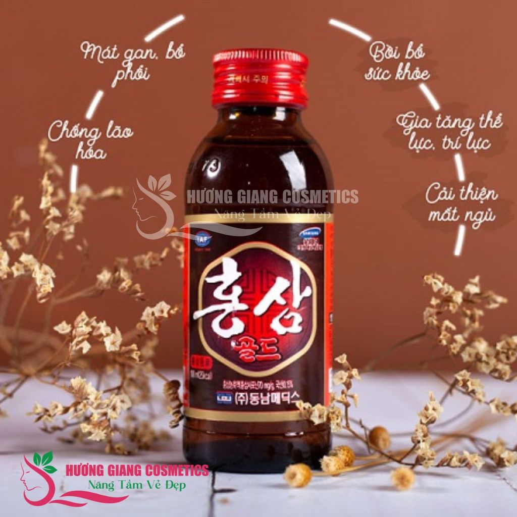Nước Hồng Sâm Extra Gold Kwangdong 10 chaix100ml