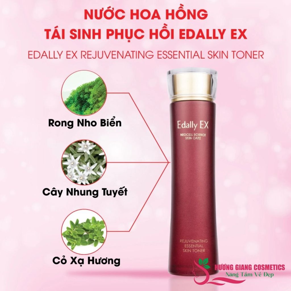 Nước hoa hồng tái sinh, phục hồi Edally Ex Hàn Quốc 150 ml