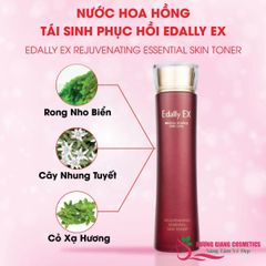 Nước hoa hồng tái sinh, phục hồi Edally Ex Hàn Quốc 150 ml