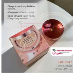 Phấn Nước Clio Kill Cover Glow Cushion SPF50+ PA+++ -Loại Cho Da Sáng