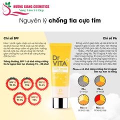 Kem Chống Nắng phục hồi da Daycell DR.Vita Vitamin Sun Cream SPF50+