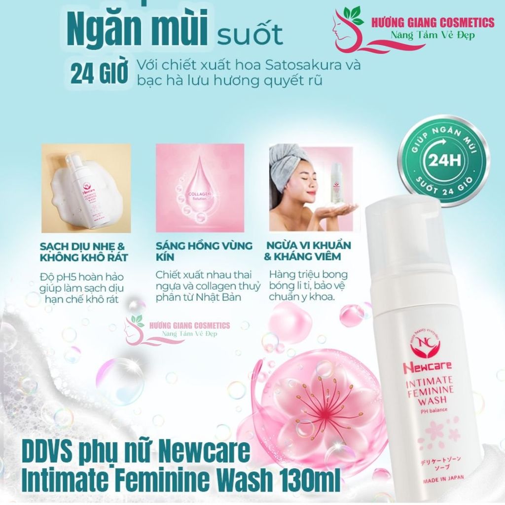Dung Dịch Vệ Sinh Phụ Nữ Newcare Intimate Feminine Wash 130ml