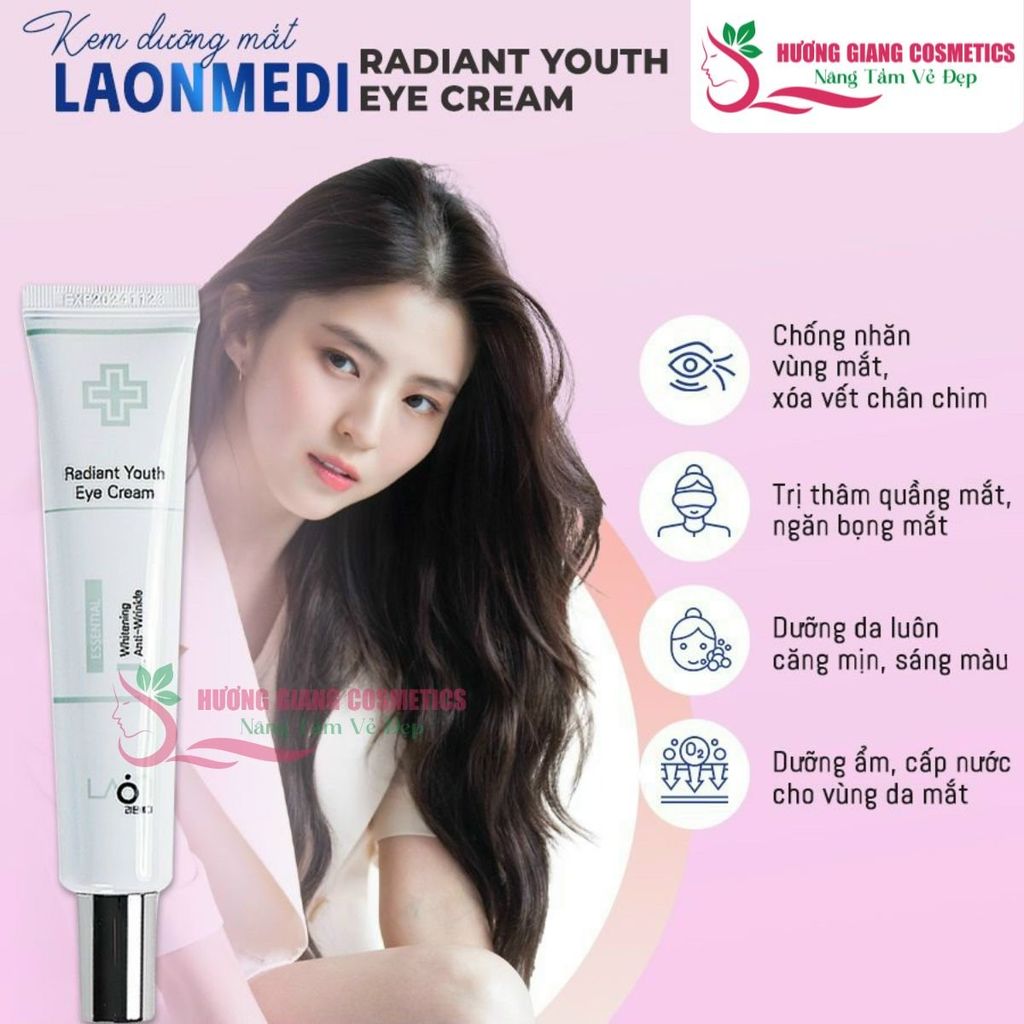 Kem Dưỡng Da Vùng Mắt Chống lão hóa, xóa quẩng thâm LAONMEDI Hàn Quốc