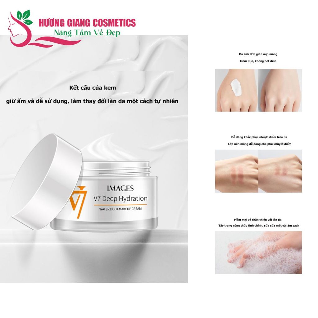 Kem Dưỡng Trắng Da V7 Images Deep Nội Địa Trung Cung Cấp Khoáng 50g