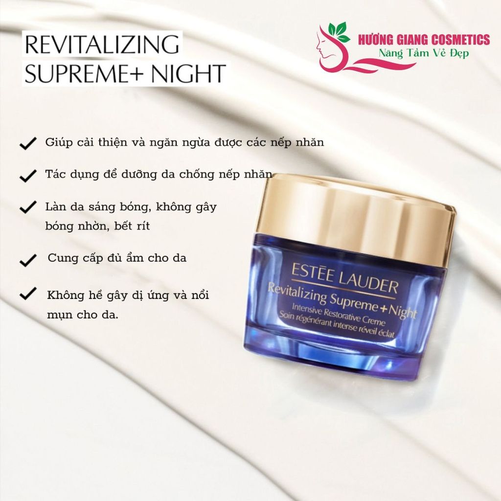 Kem Dưỡng Ban Đêm ESTEE LAUDER Revitalizing Supreme+Night ICreme 15ml