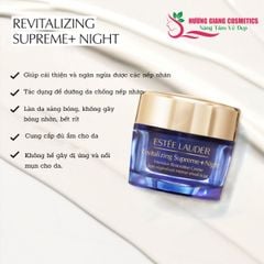 Kem Dưỡng Ban Đêm ESTEE LAUDER Revitalizing Supreme+Night ICreme 15ml