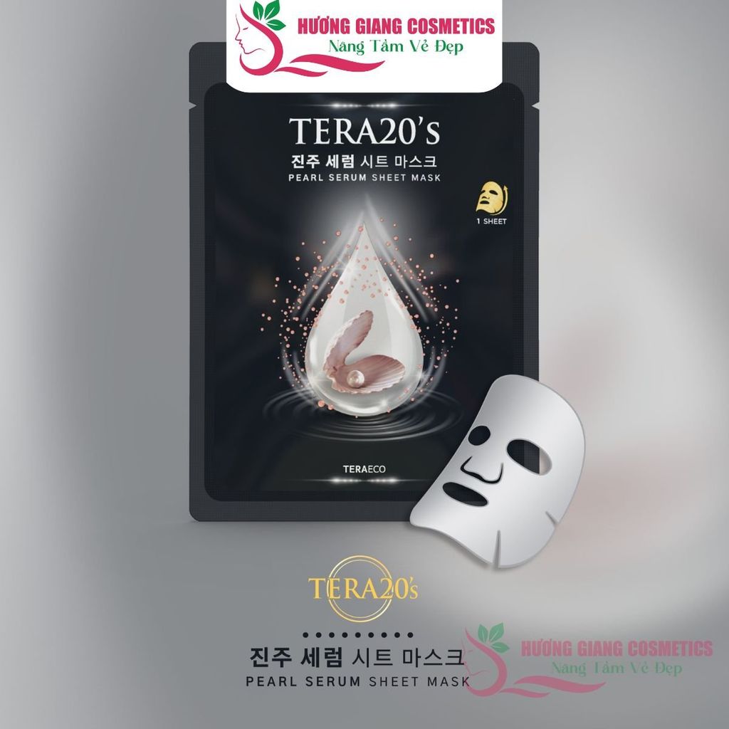 Mặt Nạ Dưỡng Da Serum Tinh Chất Ngọc Trai TERA20’s Làm Da Trắng Hồng