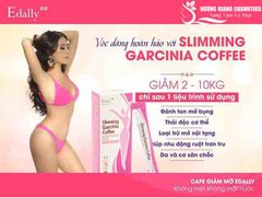 Cafe Giảm Cân Và Thải Độc Slimming Garcinia Coffee Edally BH Hàn Quốc