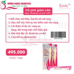 Cafe Giảm Cân Và Thải Độc Slimming Garcinia Coffee Edally BH Hàn Quốc