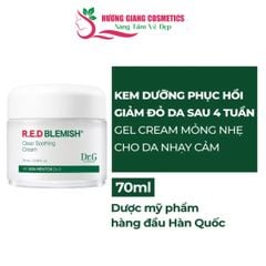 Kem Dưỡng Da Ngừa Mụn Làm Giảm Kích Ứng Dr.G R.E.D Blemish Cream 70ml