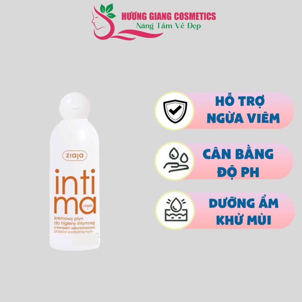 Dung Dịch Vệ Sinh Ziaja Intima Khử Mùi Dưỡng Ẩm Giảm Ngứa Rát 200ml