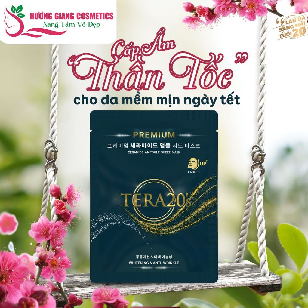 Mặt Nạ Dưỡng Da Serum Tinh Chất Ceramide TERA20’s Cấp Ẩm, Phục Hồi Da