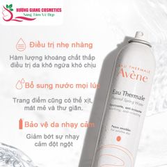 Xịt Khoáng AVENE Eau Thermale Pháp Cấp Nước & Giảm Kích Ứng 300ml