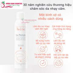 Xịt Khoáng AVENE Eau Thermale Pháp Cấp Nước & Giảm Kích Ứng 300ml