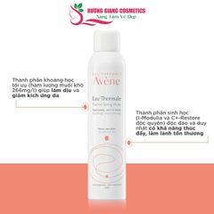 Xịt Khoáng AVENE Eau Thermale Pháp Cấp Nước & Giảm Kích Ứng 300ml