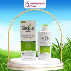 Kem Dưỡng ẩm Simple Hydrating Moisturiser Cho Da Khô, Thiếu Nước 125ml