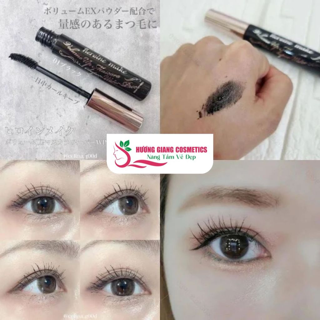 Mascara Kissme Heroin Make Dạng Màng Film Nâng Cong Và Dài Mi-Mini