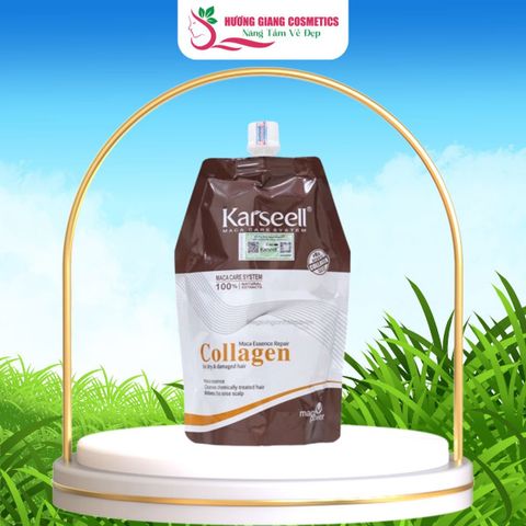 Dầu Hấp Tóc COLLAGEN KARSEELL MACA phục hồi tóc hư tổn 500ml