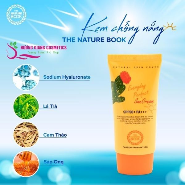 Kem chống nắng hoàn hảo hằng ngày The Nature Book Hàn Quốc 70ml