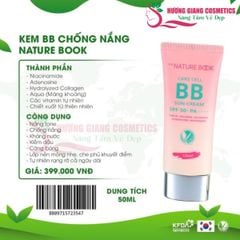 Kem Nền BB Chống Nắng Thuần Chay The Nature Book Hàn Quốc 50ml