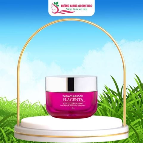 Kem dưỡng hồi sinh làn da chiết xuất nhau thai cừu Nature Book Hàn Quốc  50g