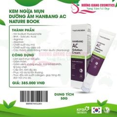 Kem Ngừa Mụn Dưỡng Ẩm Hanbang AC The Natue Book Hàn Quốc 50g