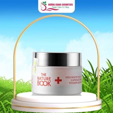Kem dưỡng trắng da nhân sâm kết hợp vitamin the Nature Book Hàn Quốc 50g