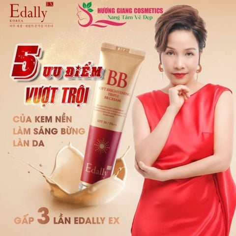Kem nền làm sáng da Edally EX  Hàn Quốc 50ml
