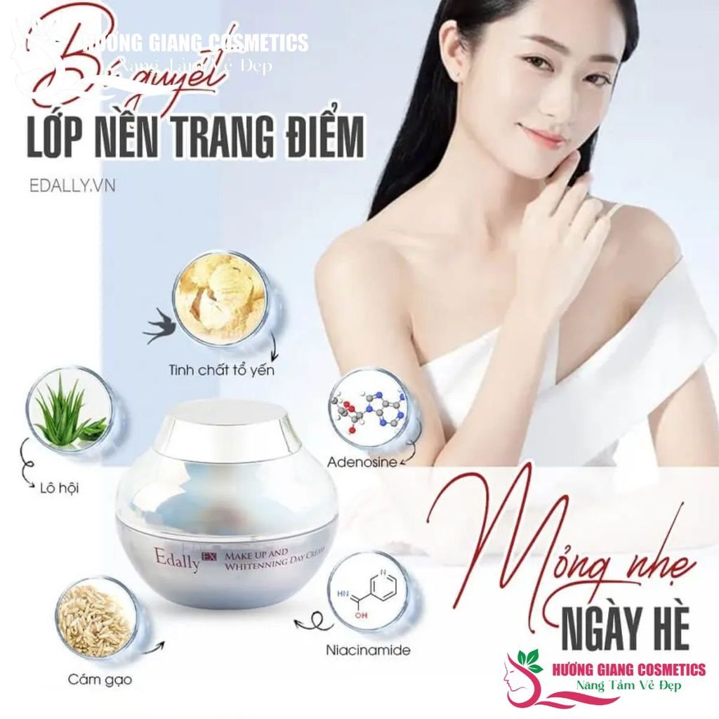 Kem trang điểm và dưỡng trắng ban ngày Edally EX Hàn Quốc 50g