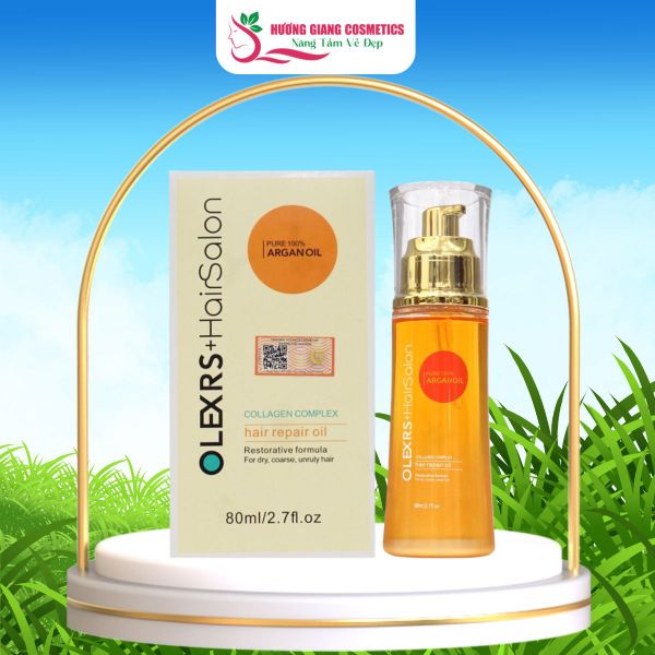Tinh Dầu Dưỡng Tóc Olexrs Hair Salon Collagen Phục Hồi Tóc Hư Tổn 80ml