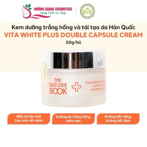 Kem dưỡng trắng da nhân sâm kết hợp vitamin the Nature Book Hàn Quốc 50g