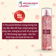 Xịt Thơm Body Toàn Thân Hương Nước Hoa Mist Bath Thousand Wishes 236ml
