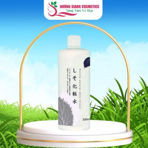 Nước Hoa Hồng Cấp Ẩm Dưỡng Da Tía Tô Dokudami Natural 500ml Nhật Bản