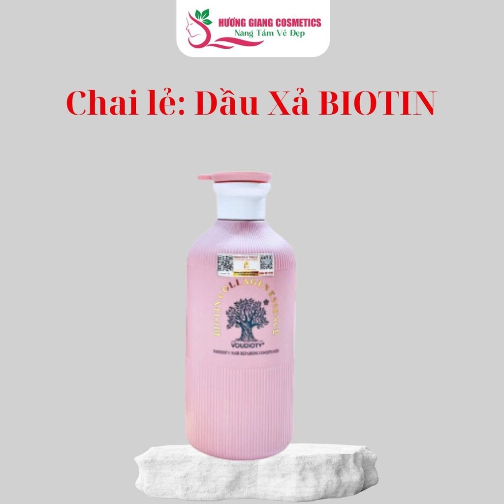 Dầu Gội Xả Hương Nước Hoa, Phục Hồi Tóc Biotin Hồng 500ml