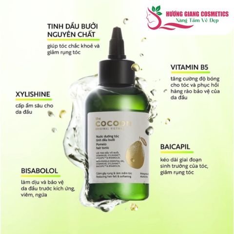 Dưỡng Tóc Tinh Dầu Bưởi Cocoon Ngăn Gãy Rụng Và Hỗ Trợ Mọc Tóc 140ml