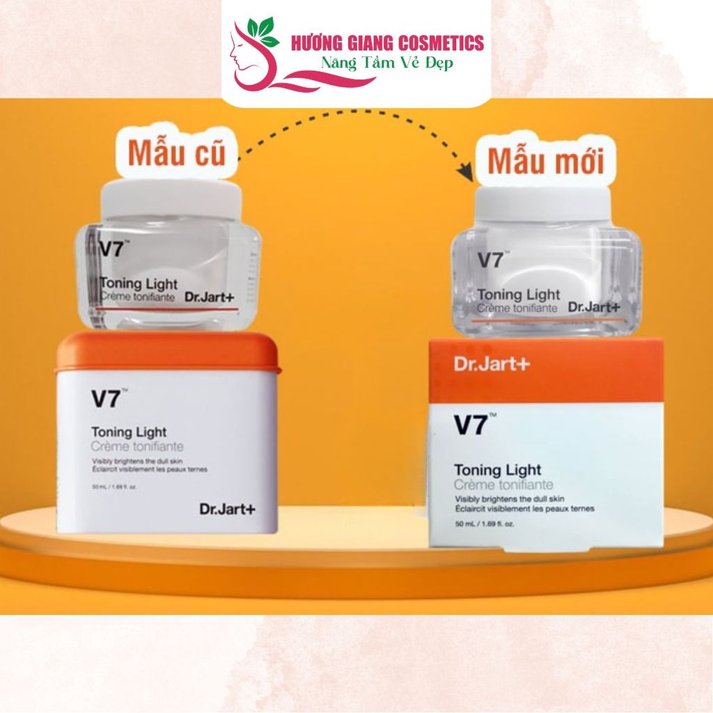 Kem Dưỡng Trắng Da, Mờ Thâm Nám DR.JART+ V7 Toning Light Hàn Quốc