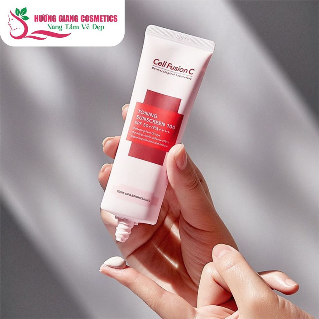 Kem Chống Nắng  Nâng Tông Cell Fusion C Toning Sunscreen 100SPF50+50ml