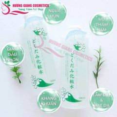 Nước hoa hồng trị mụn chiết xuất diếp cá dokudami skin lotion Nhật bản