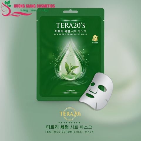 Mặt Nạ Dưỡng Da Serum Tinh Chất Tràm Trà TERA20’s Ngừa Mụn Cho Da