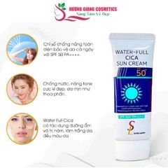 Kem Chống Nắng Ngừa Mụn SL Water-Full Cica Sun Cream SPF50+ PA+++