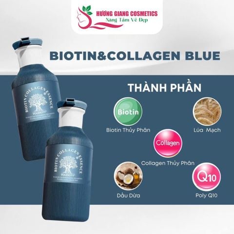 Dầu Gội Xả Biotin Xanh Phục hồi Và Kích Thích Mọc Tóc 500ml