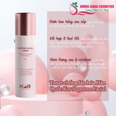 Toner Cấp Ẩm, Dưỡng Da Chuyên Sâu Hàn Quốc Kor Supreme Facial 120ml