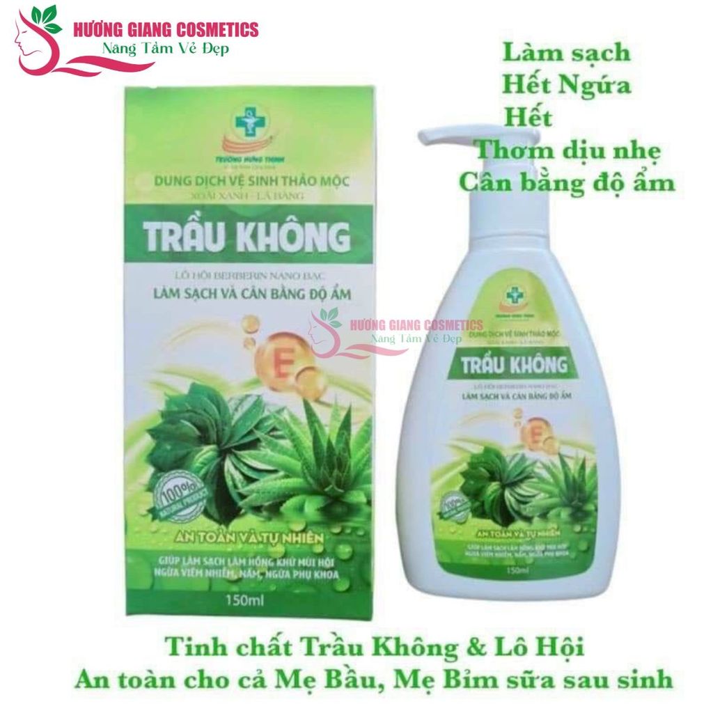 Dung Dịch Vệ Sinh Phụ Nữ An Hoà Phát Thảo Mộc Trầu Không Lô Hội 150ml
