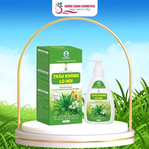 Dung Dịch Vệ Sinh Phụ Nữ An Hoà Phát Thảo Mộc Trầu Không Lô Hội 150ml