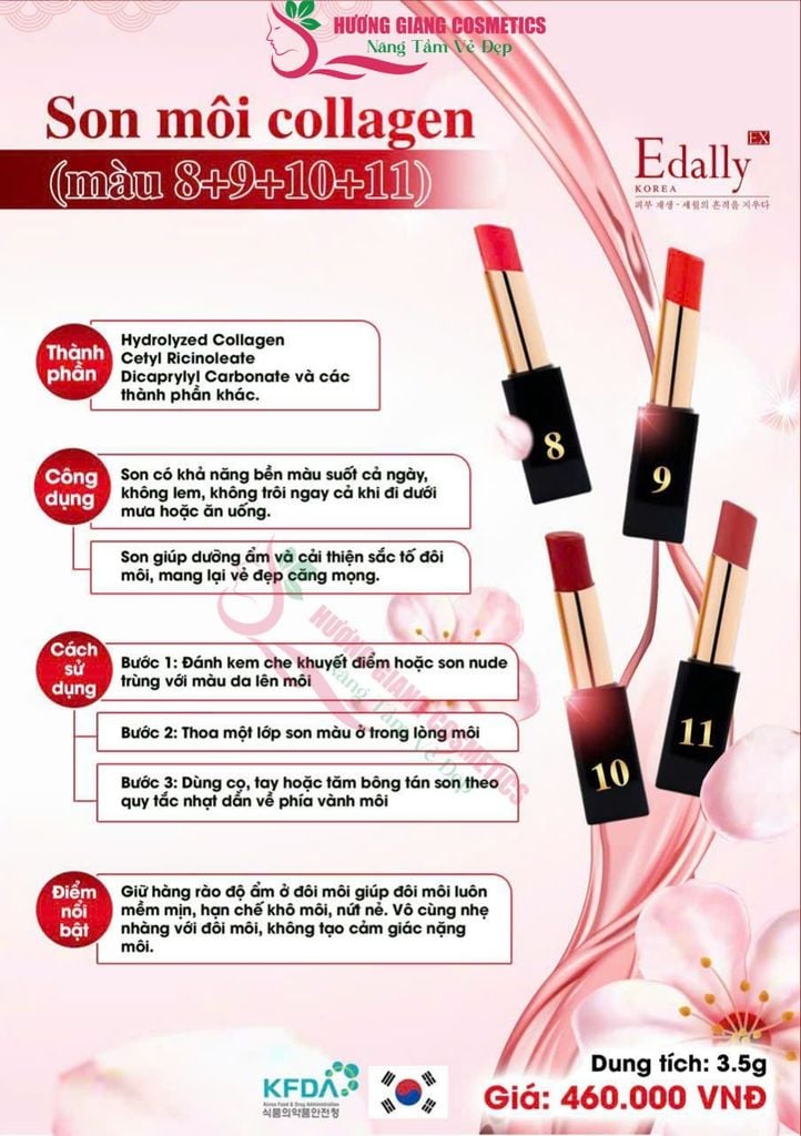 Son môi Edally Ex Collagen Ampoule Lipstick