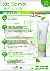 Sữa rửa mặt ngừa mụn The Nature Book Hàn Quốc 120ml