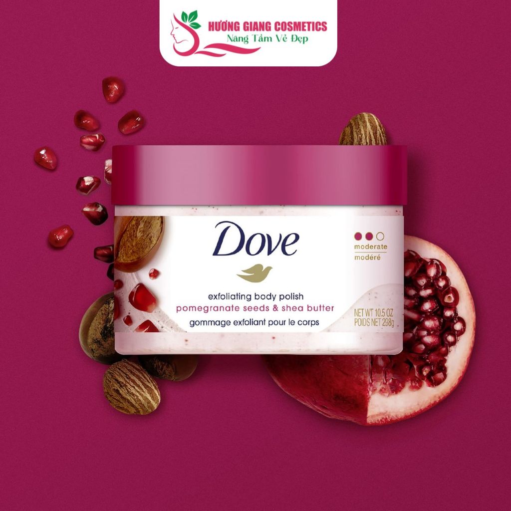 Tẩy Tế Bào Da Chết Toàn Thân Dove Exfoliating Body 298g