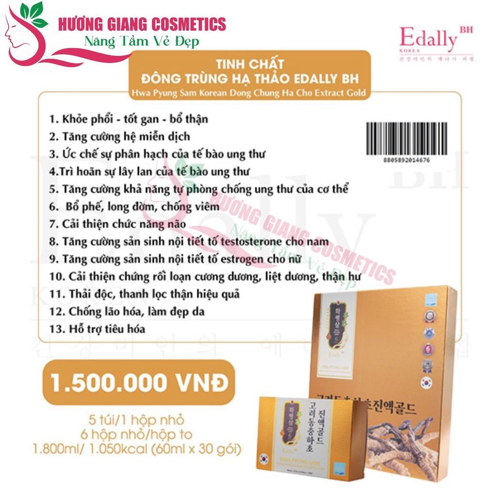 Tinh Chất Đông Trùng Hạ Thảo Edally BH Hwa Pyung Sam Hàn Quốc